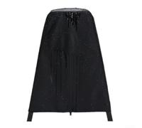 Cubierta impermeable para horno 420D 420D, color negro | Perfecto para woodfire OO101, incluye banda de suelo, agarre seguro en caso de tormenta, diseño negro