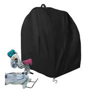 Cubierta impermeable para ingletadora - 28.3 x 24 x 28.3 pulgadas, protector solar | Tela de larga duración para sierras ingletadoras compuestas, equipo de taller, almacenamiento de garaje y