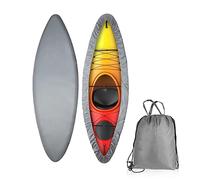 Cubierta impermeable para kayak, cubierta antipolvo con protección UV para canoa y barco de pesca, se adapta a 2,6 a 3 m, accesorios esenciales para kayak
