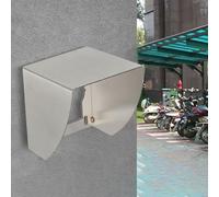 Cubierta impermeable para lluvia compatible con 86 tipos para enchufes de interruptor al aire libre, cubierta protectora de acero inoxidable diseñada para condiciones climáticas duras (instalación