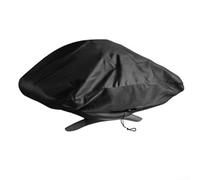 Cubierta impermeable para parrilla exterior para Weber Q2000 y Q200, tela Oxford 600D, protección contra la lluvia, la nieve, los rayos UV y el viento, cierre de cordón (82 x 48 x 32 cm)