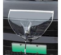 Cubierta impermeable para puerto de carga EV, protector impermeable a prueba de polvo para cargador de coche eléctrico, PVC suave con cierre magnético y cierre seguro (blanco transparente)