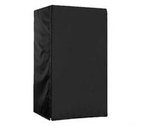 Cubierta impermeable para refrigerador, tela Oxford 210D, cubierta de protección contra el polvo vertical con cremallera de fácil acceso y ventilación trasera para electrodomésticos al aire libre (51