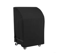 Cubierta impermeable resistente a los rayos UV para parrillas Weber y gas, protección contra el polvo al aire libre para patio y jardín (negro 420D)
