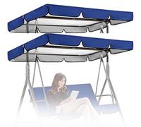 Cubierta impermeable resistente a los rayos UV, tela Oxford 210D duradera, protección solar y lluvia, ajuste universal para hamacas de 3 plazas (verde, 65 x 45 x 6 pulgadas)