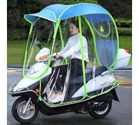 Cubierta impermeable tipo capa scooter de movilida Funda protectora for motocicletas eléctricas, multicolor, tallas B y C(Blu,C)