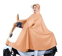 Cubierta impermeable tipo capa scooter de movilida Poncho de Ciclismo for Bicicletas Eléctricas Motos Scooters con Espejo Multicolor 4XL 5XL(Oranje,5XL)