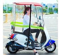 Cubierta impermeable universal para scooter eléctrico, toldo totalmente cerrado para protección contra la intemperie y parasol