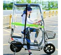 Cubierta impermeable universal para scooter eléctrico, toldo totalmente cerrado para protección contra la intemperie y parasol