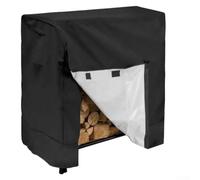Cubierta impermeable y resistente al polvo para leña hecha de tela Oxford para una protección extendida al aire libre (122 x 61 x 107 cm)