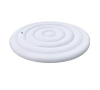 Cubierta inflable contra el polvo para piscina al aire libre, cubierta inflable circular de 145 cm, marco antipolvo, resistente a la lluvia, para villa, jardín, spa