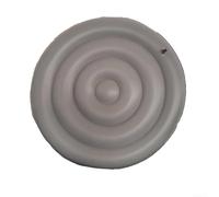Cubierta inflable de piscina de spa para jacuzzis redondos, manta de aislamiento térmico de PVC para reducir la pérdida de calor, resistente a los rayos UV y fácil de limpiar, gris (145 cm/165 cm
