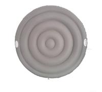 Cubierta inflable gris, tapa del aislamiento térmico de la piscina del balneario del PVC, protección contra el polvo de la conservación del calor para las piscinas redondas (165cm con h)