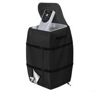 Cubierta inflable para bomba de calentador de agua de spa con material recubierto de plata 420D que ofrece una protección completa contra factores ambientales, tamaño 43 x 38 x 54 cm (negro)