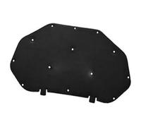 Cubierta insonorizada algodón Para VW Para J&etta VA3 2019 Cubierta Insonorizada Motor Protección Térmica Compartimento Motor(Black Style 1)
