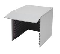 Cubierta insonorizada de escritorio, 60 × 60 × 60 cm, plegable Vocal Recording Booth, portátil, grabación de sonido de 50 mm, algodón absorbente de sonido para estudio, canto, podcast en casa o
