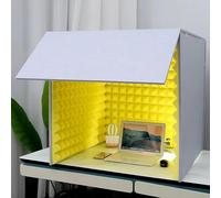 Cubierta insonorizada portátil para Escritorio, Caja insonorizada casera, Esponja de Alta Densidad para filtrar Voces, habitación insonorizada, grabación en Estudio.