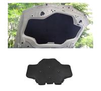 Cubierta Insonorizante Algodón para Capó Motor Coche Aislamiento Térmico Y Acústico para B&MW X3 G01 X4 G02 2018 2019 2020 2021 2022(Black 1)