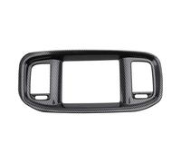 Cubierta Interior Automóvil Panel Para Dodge Para Charger 2015-24 ABS Fibra Carbono Apariencia Tablero Pegatina Embellecedor DVD Pantalla Navegación Marco Cubierta Accesorios Automóvil