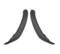 Cubierta interior de la manija de la puerta cubierta de piel y ABS para BMW X3 F25 2011-2017 y X4 F26 2014-2018, ajuste perfecto según OEM 51417246214, protege contra arañazos (izquierda y derecha)