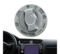 Cubierta Interior De Push-to-Start, Protección De Botón De Encendido | Tapa De Protección De Botón De Motor, Resistente A Los Arañazos -Resistente Adhesivo Decorativo De Aleación, Accesorios Pe