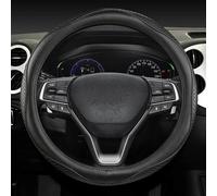 Cubierta Interior del Volante Coche Accesorios De Cuero para Honda para Fit para Brio CRV HRV XRV para Mobilio para Odyssey(Negro)