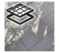 Cubierta invisible de acero inoxidable para boca de 114 a 25 cm, tapa de tanque séptico resistente con asas retráctiles, cubiertas de lavabo de drenaje para uso en exteriores