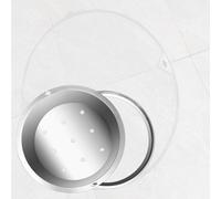 Cubierta invisible de acero inoxidable para desagüe redonda, 3085 cm de diámetro, placa de acceso duradera para aguas residuales para Greenbelt/City Highway (diámetro 67 cm)