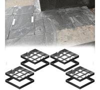 Cubierta invisible para fregadero y marco Versenkter tapa de drenaje para decoración interior y exterior, perfecta para patios, pasillos, carreteras y sistemas sépticos, y elegante