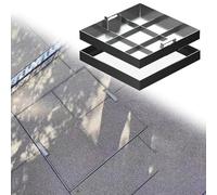 Cubierta invisible personalizable para lavabo de drenaje con asas ocultas, tapa de tanque séptico resistente de 21 x 21 pulgadas, perfecta para calzadas, aceras, jardines y vehículos