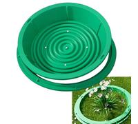 Cubierta invisible verde para tanque séptico de 28 pulgadas, cubierta de drenaje integrada para exteriores y bomba de sumidero, protege las mezclas sin problemas con hierba
