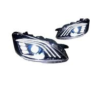 Cubierta Lámpara Faro Delantero De Coche Para Benz Para W221 S300 S400 S350 2006-2012 Faros DRL LED Bi Xenon Bombilla Antiniebla Accesorio Para Coche Con Luces(RHD,Have night vision)