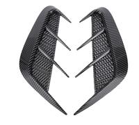 Cubierta Lateral de Guardabarros para Coche, Adorno de Fibra Carbono | Ajuste universal para camiones, SUV, mejora el diseño aerodinámico, material de TPU, resistente a los arañazos