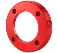 Cubierta lateral de manivela de aluminio M30x6mm para SRAM para bielas DUB compatible con interfaz de manivela BB30 en varias bicicletas de montaña (rojo)