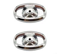 Cubierta lateral de perilla de metal para Daiwa para carretes de la serie LT incluyendo Fuego, para REGAL, Revros, Legalis, Luvias, Alphas, Tatula, para ZILLION, gris 18,5 x 11,1 mm (2 piezas
