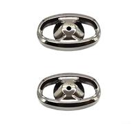 Cubierta lateral de plástico para Daiwa 24/26 para Steez SV TW Baitcasting Carrete Partes, 18,5 x 11 mm, negro/plateado/gris, accesorio de repuesto para reparación de carretes de pesca, 1 pieza o 1