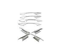 Cubierta lateral de repuesto para manija de puerta exterior para Benz GLA 200 220 X156 2015-2019, cubierta de manija de puerta exterior de coche, calcomanía exterior decorativa (estilo 1) (estilo 3)