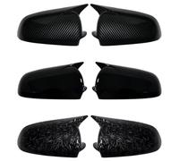 Cubierta Lateral Espejo 1 Par Carcasa Espejo Retrovisor Con Apariencia Carbono Negro Brillante Para A3 S3 8P 05-08 A4 S4 B6 B7 8E 8H A6 S6 C6 Cubierta Espejo Retrovisor(Forged Carbon Look)
