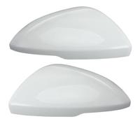 Cubierta Lateral Espejo Carcasa De Espejo Retrovisor Marco Tapa Accesorios Para Coche Para Opel Para Astra K B16(1 pair white)