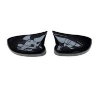 Cubierta Lateral Espejo Para Ford Para Focus MK3 2013-2018 Embellecedor De La Carcasa Del Retrovisor Exterior Puerta BM5117K748AA(1 set Carbon pattern)