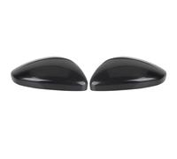 Cubierta Lateral Espejo Repuesto Carcasa De Espejo Retrovisor Lateral Cromado Plateado Y Negro Para Peugeot 208 2008 2013-2020(1pair Primed Black)