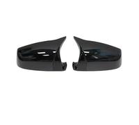 Cubierta Lateral Espejo Tapa De La Cubierta Del Espejo Retrovisor Lateral Para Las Series 5 6 7 E60 E61 E63 E64 F01 F02-F04 F06 F07 F10 F11 F12 F13(Bright black)