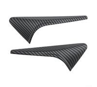 Cubierta lateral para cámara Tesla HW3.0 de punto ciego, construcción de ABS para modelo 3 modelo Y modelo S modelo X 2017 a la actualidad (fibra de carbono brillante)