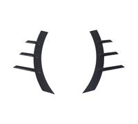 Cubierta lateral para guardabarros delantero, borde de ventilación para BMW G87 M2 2023 2024 2025, aspecto de fibra de carbono, pieza de decoración exterior (negro brillante)