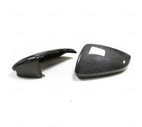 Cubierta Lateral Retrovisor Puerta Para A3 Para S3 Para RS3 Cubierta Espejo Retrovisor Con Para Land Assist Reemplazo LHD Coche 2021+ Cubierta Espejo Fibra Carbono(Without Land assist)