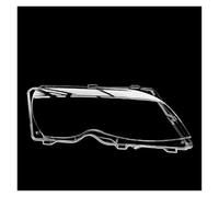Cubierta Lente Faro Carcasas para BMW Serie 3 E46 318i 320i 325i 4 Puertas Sedán 2002-2005 Cubiertas Lentes Luz Faro Coche Cubierta Lámpara Faro Lentes Faros Cubierta(1pc Right Side)