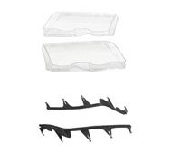 Cubierta lente faro coche Cubiertas lentes luz faros de automóvil o tira de faros para Serie 3 E46 330xi 325xi 328xi 4 puertas 1998-2001 Cubierta de lámpara de faro