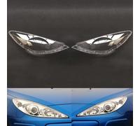 Cubierta Lente Faro Coche Lente De Faro Para Peugeot 307 2008-2013, Cubierta, Luces Coche, Carcasa Cristal Repuesto Para Faro Coche(2 Pcs Left and Right)