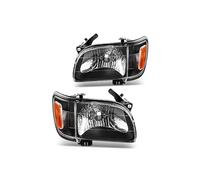 Cubierta Lente Faro Conjunto De Faros Delanteros Para Toyota Para Tacoma 2001-2004, Luces De Estacionamiento En Esquina Y Luz De Parachoques.(Pair Headlight)