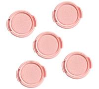 Cubierta ligera para lente de cámara rosa de 37 mm de diámetro para varios accesorios de marca, estructura fina, agarre seguro, cubierta de lente a prueba de polvo